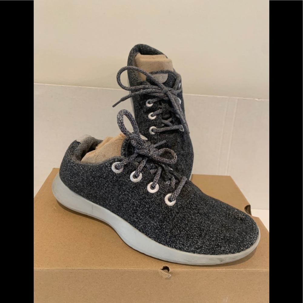 Allbirds Women’s Wool Runner Natural Gray With Light Gray Sole Size 9 - Picture 1 of 4